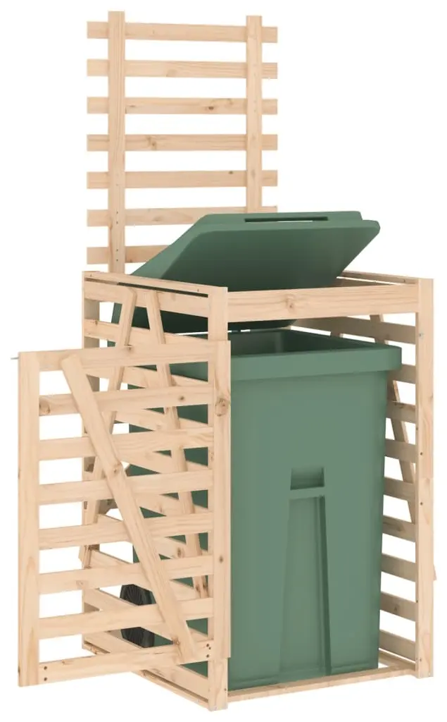 Шкаф для мусорного контейнера VidaXL 825100 (Natural) - 10