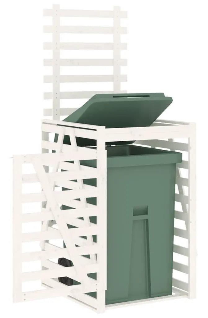 Шкаф для мусорного контейнера VidaXL 825101 (White) - 8