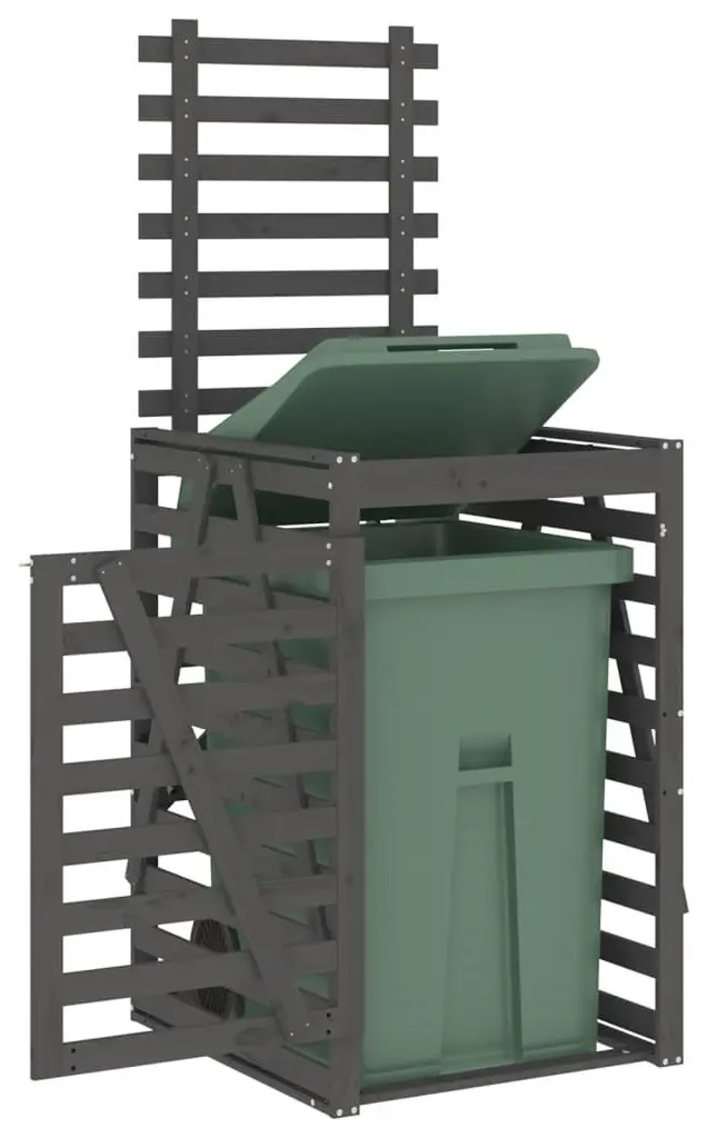 Шкаф для мусорного контейнера VidaXL 825102 (Grey) - 10