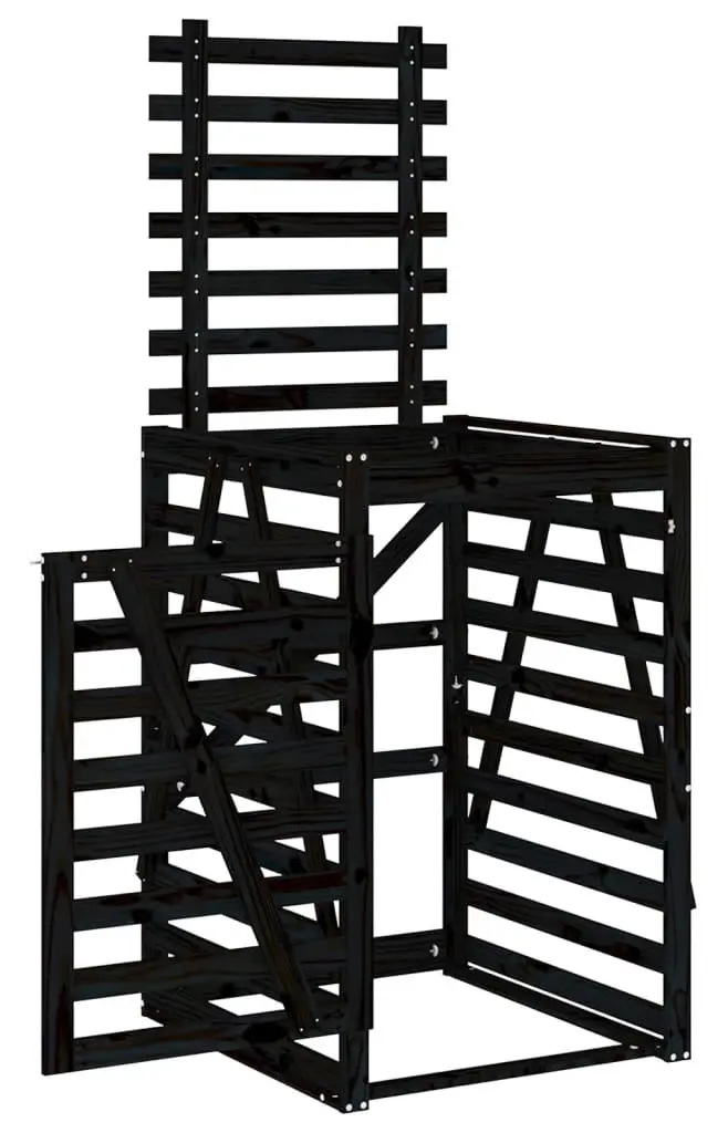 Dulap pentru pubela VidaXL 825104 (Black) - 4