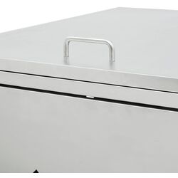 Шкаф для мусорных контейнеров VidaXL 145382 (Silver) Thumb