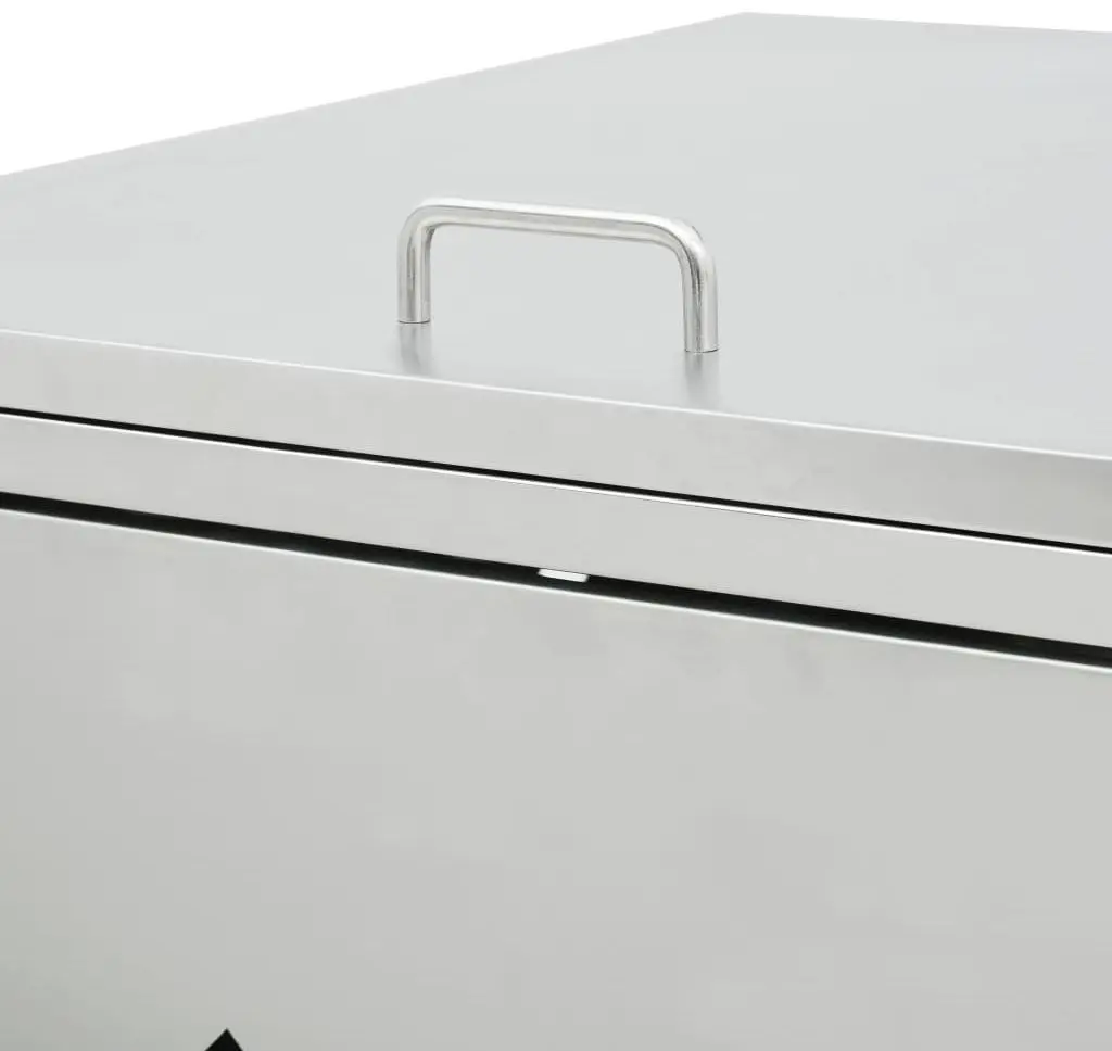 Шкаф для мусорных контейнеров VidaXL 145382 (Silver)