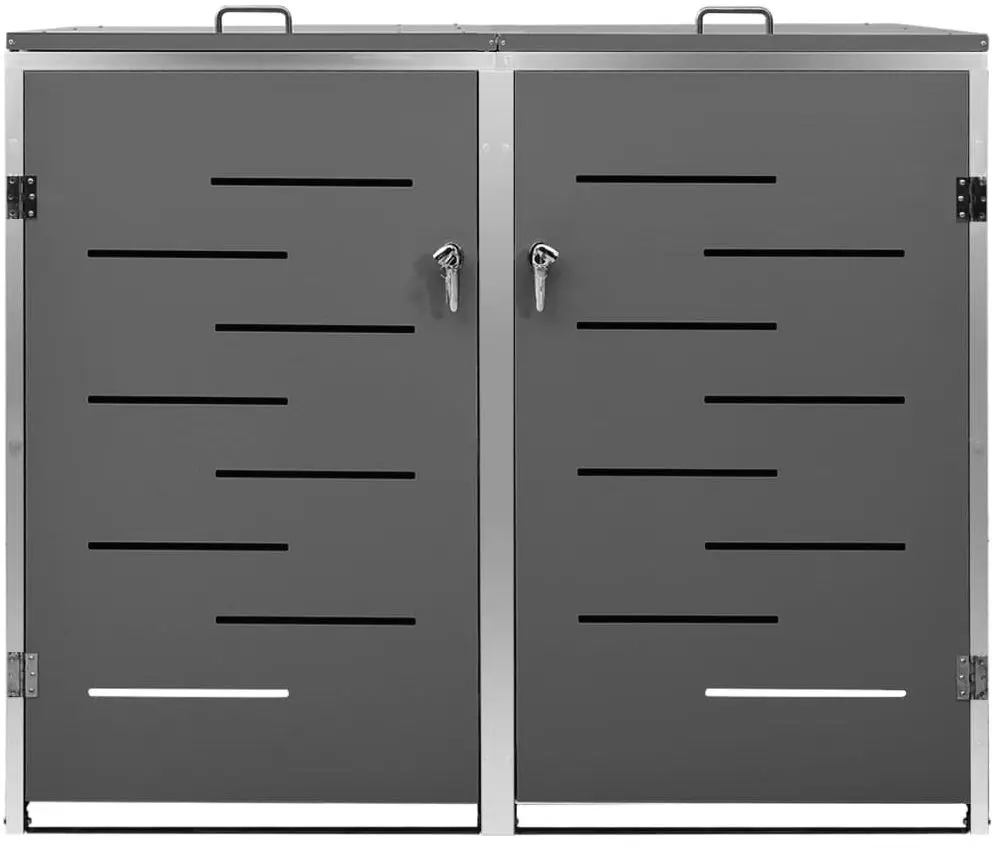 Шкаф для мусорных контейнеров VidaXL 149555 (Anthracite)