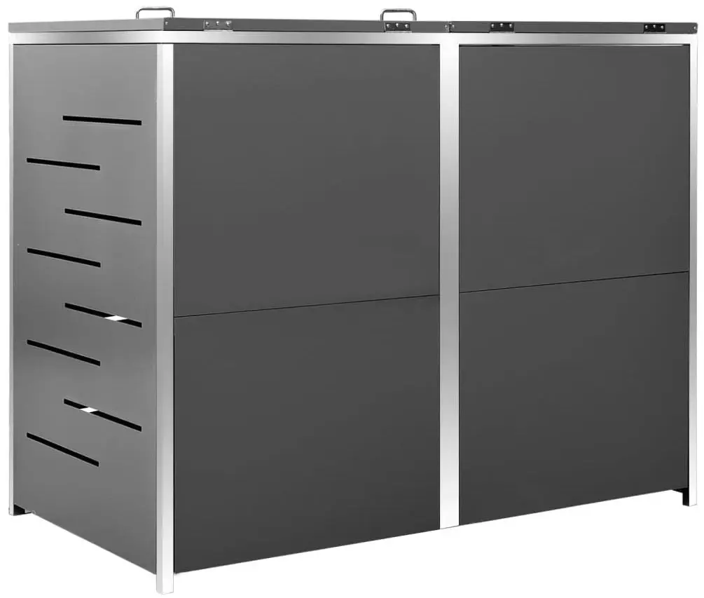 Шкаф для мусорных контейнеров VidaXL 149555 (Anthracite)