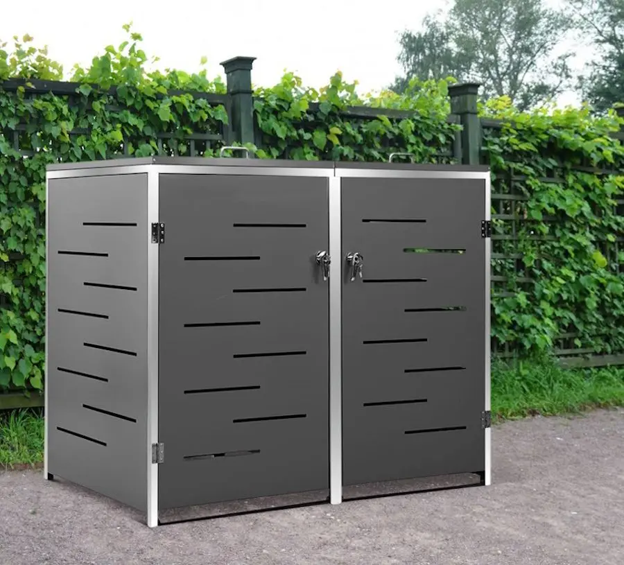 Шкаф для мусорных контейнеров VidaXL 149555 (Anthracite)