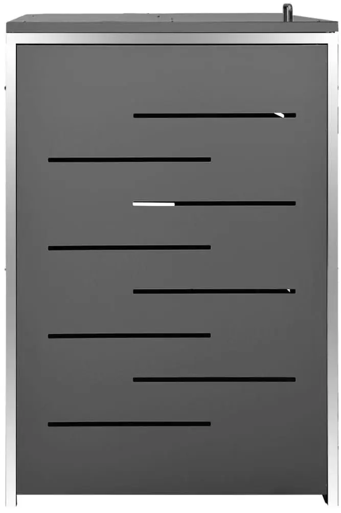 Dulap pentru containere de gunoi VidaXL 149556 (Anthracite)