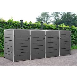 Dulap pentru containere de gunoi VidaXL 149557 (Anthracite)