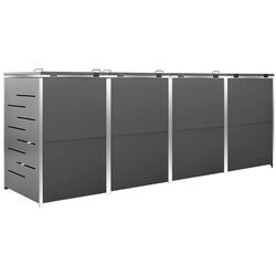 Dulap pentru containere de gunoi VidaXL 149557 (Anthracite) Thumb