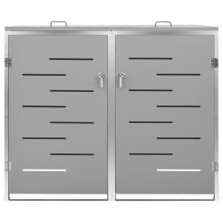 Шкаф для мусорных контейнеров VidaXL 149559 (Grey) Thumb