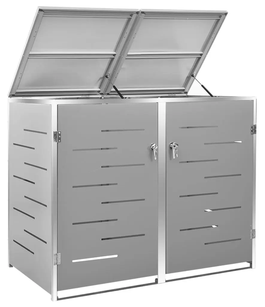 Шкаф для мусорных контейнеров VidaXL 149559 (Grey)