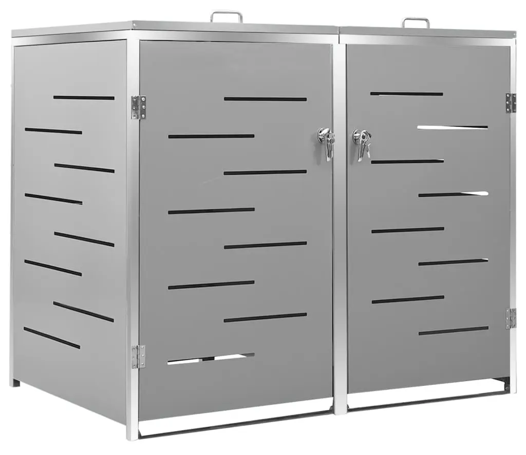 Шкаф для мусорных контейнеров VidaXL 149559 (Grey)