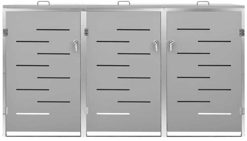 Dulap pentru containere de gunoi VidaXL 149560 (Grey)