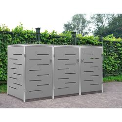Dulap pentru containere de gunoi VidaXL 149560 (Grey)