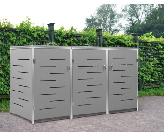 Dulap pentru containere de gunoi VidaXL 149560 (Grey)