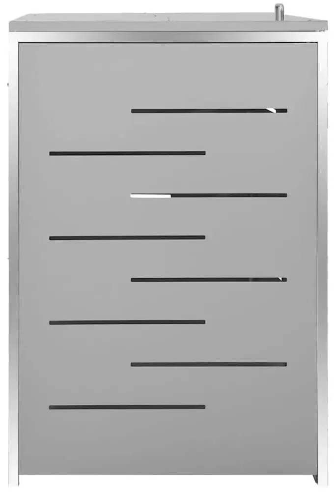 Dulap pentru containere de gunoi VidaXL 149560 (Grey)