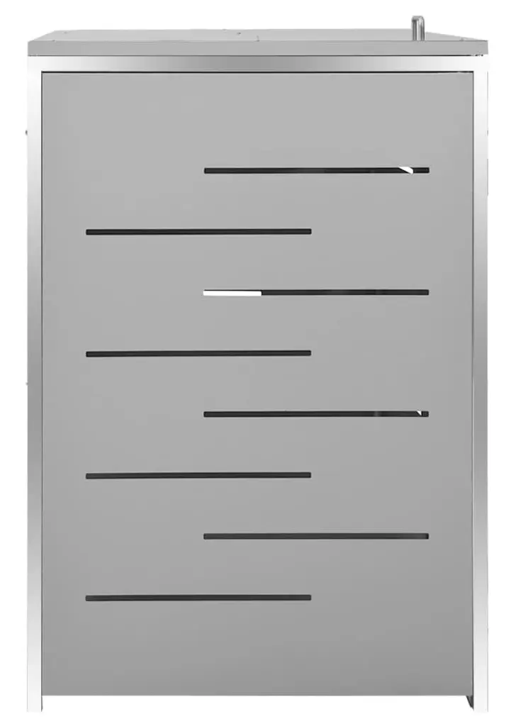 Шкаф для мусорных контейнеров VidaXL 149561 (Grey)