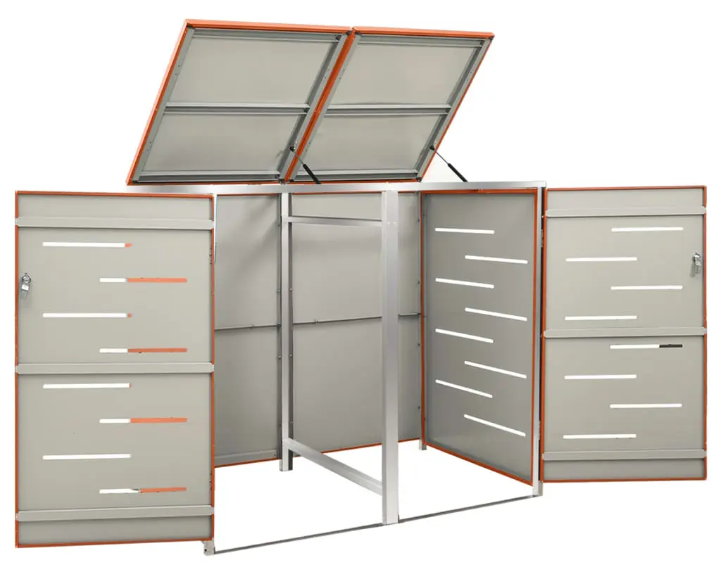 Dulap pentru pubele VidaXL 149563 (Orange) - 3