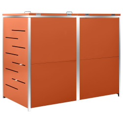 Dulap pentru pubele VidaXL 149563 (Orange) Thumb