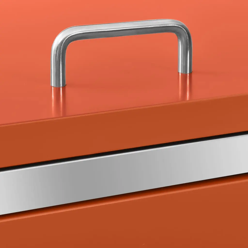 Dulap pentru pubele VidaXL 149563 (Orange) - 8