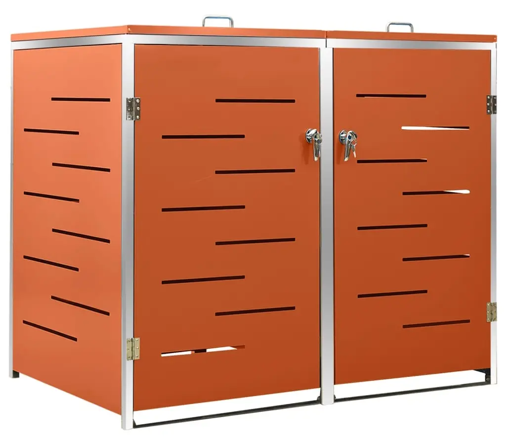 Dulap pentru pubele VidaXL 149563 (Orange)