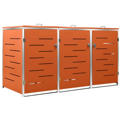 Dulap pentru pubele VidaXL 149564 (Orange)