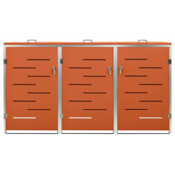 Шкаф для мусорных контейнеров VidaXL 149564 (Orange) Thumb