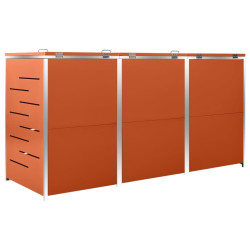 Шкаф для мусорных контейнеров VidaXL 149564 (Orange) Thumb