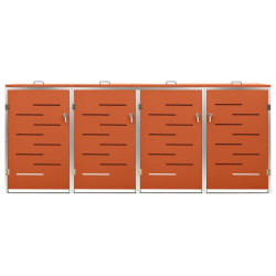 Шкаф для мусорных контейнеров VidaXL 149565 (Orange) Thumb