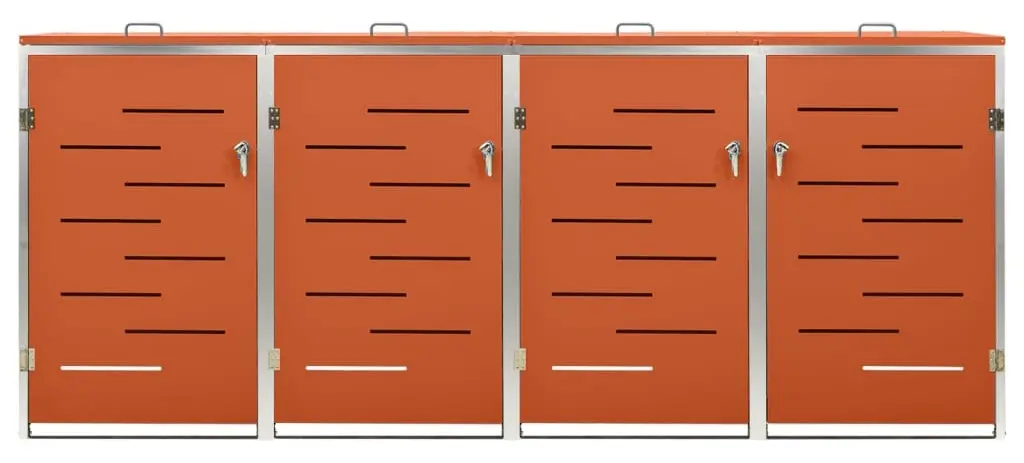 Шкаф для мусорных контейнеров VidaXL 149565 (Orange)