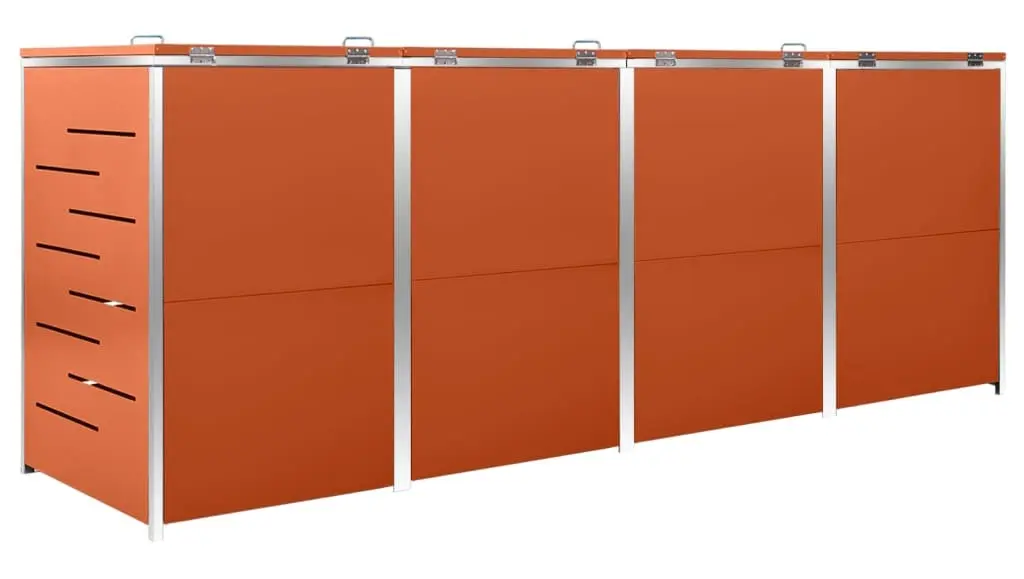 Шкаф для мусорных контейнеров VidaXL 149565 (Orange)