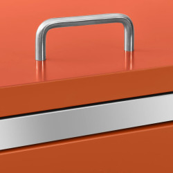 Шкаф для мусорных контейнеров VidaXL 149565 (Orange) Thumb