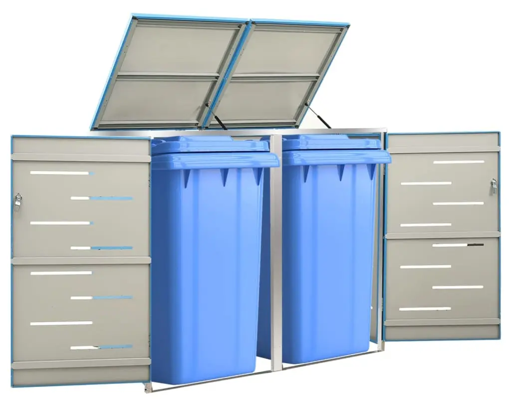 Dulap pentru pubele VidaXL 149567 (Blue) - 11