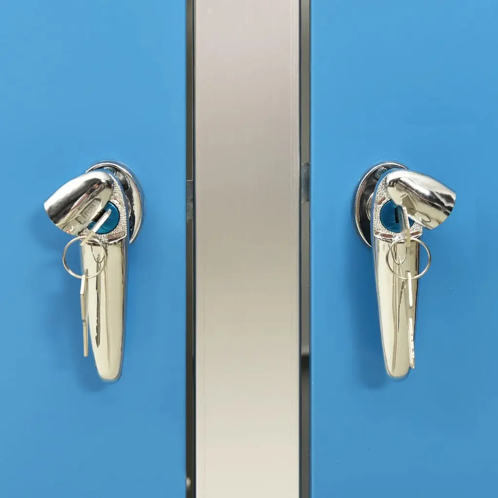 Шкаф для мусорных контейнеров VidaXL 149568 (Blue) - 6