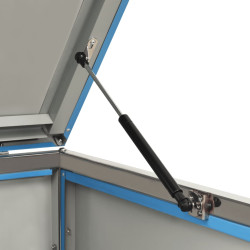 Шкаф для мусорных контейнеров VidaXL 149568 (Blue) Thumb