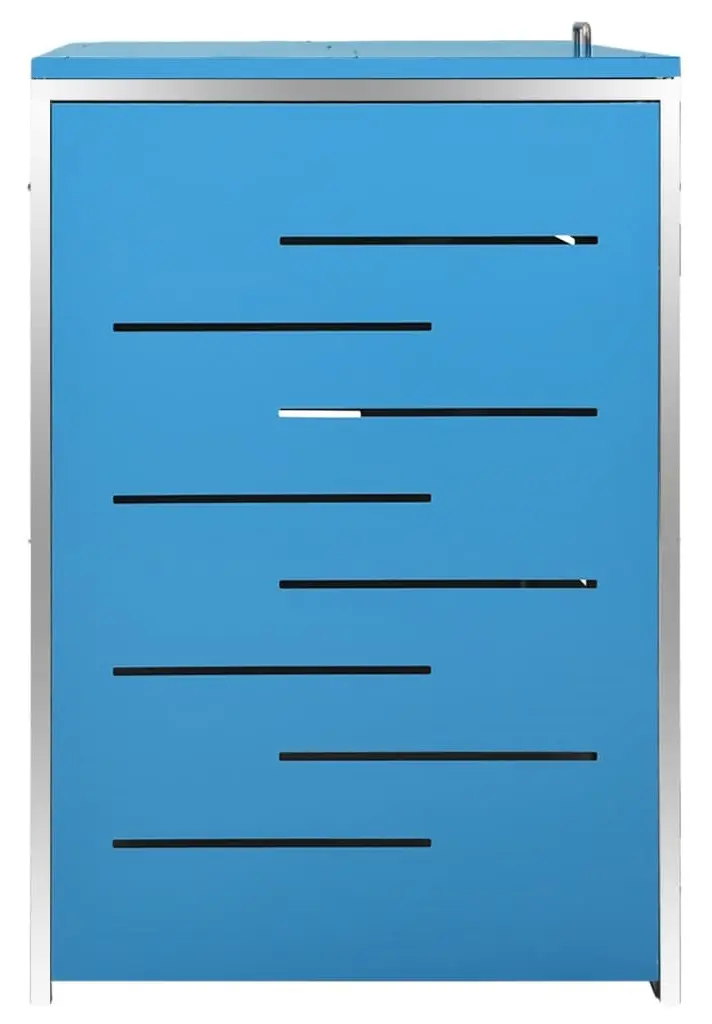 Шкаф для мусорных контейнеров VidaXL 149569 (Blue) - 6