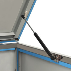 Шкаф для мусорных контейнеров VidaXL 149569 (Blue) Thumb