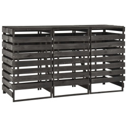 Шкаф для мусорных контейнеров VidaXL 315412 (Grey)