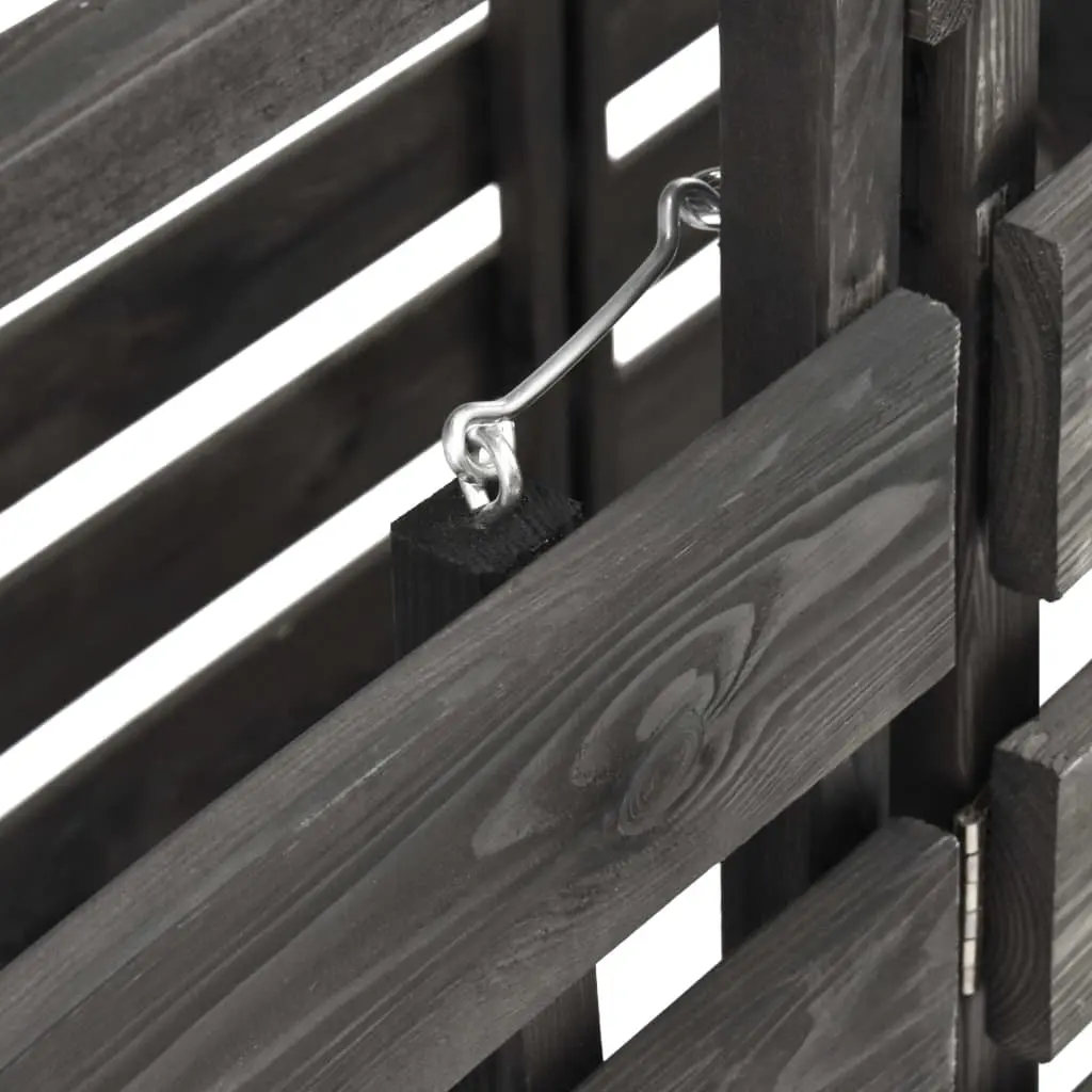 Шкаф для мусорных контейнеров VidaXL 315412 (Grey)