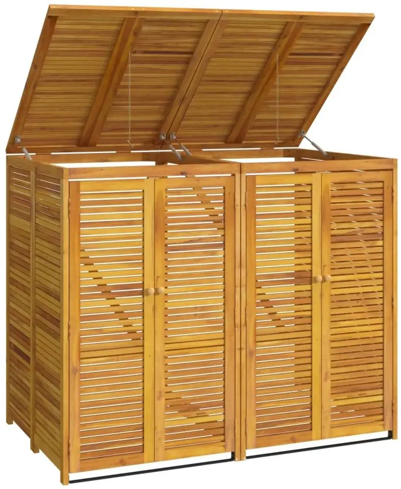 Шкаф для мусорных контейнеров VidaXL 3155239 (Natural) - 2