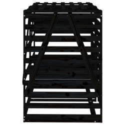 Шкаф для мусорных контейнеров VidaXL 3157689 (Black) Thumb