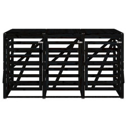 Dulap pentru pubele VidaXL 3157695 (Black) Thumb