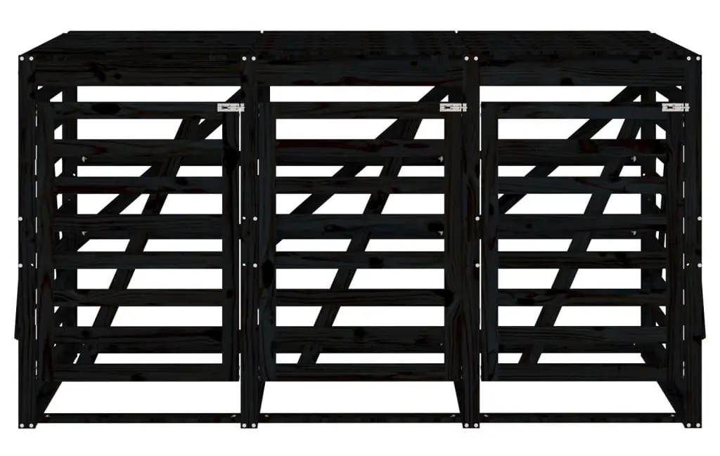 Dulap pentru pubele VidaXL 3157695 (Black) - 3