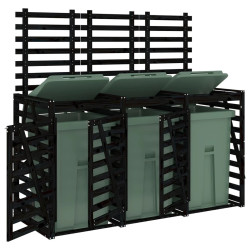 Dulap pentru pubele VidaXL 3157695 (Black) Thumb