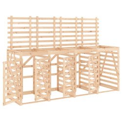 Шкаф для мусорных контейнеров VidaXL 3157697 (Natural) Thumb