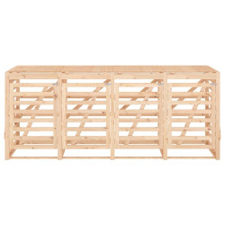 Шкаф для мусорных контейнеров VidaXL 3157697 (Natural) Thumb