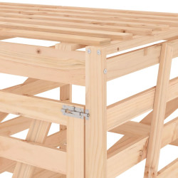 Шкаф для мусорных контейнеров VidaXL 3157697 (Natural) Thumb