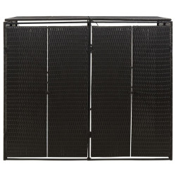 Шкаф для мусорных контейнеров VidaXL 319861 (Black) Thumb