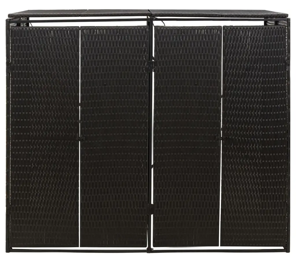 Шкаф для мусорных контейнеров VidaXL 319861 (Black) - 2