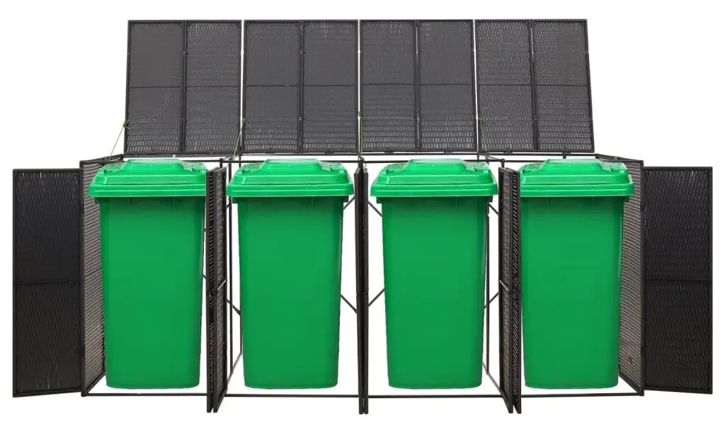 Dulap pentru pubele VidaXL 319863 (Black)