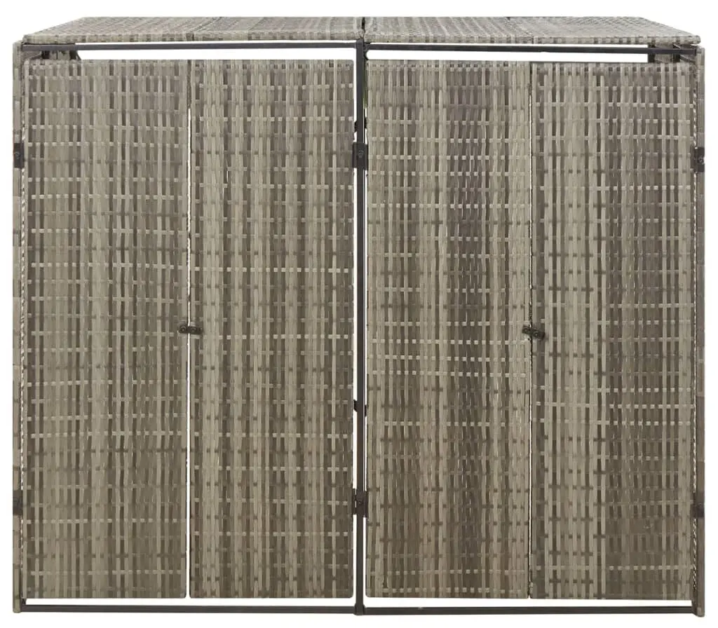 Шкаф для мусорных контейнеров VidaXL 319865 (Grey) - 2